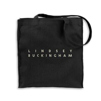 Lindsey Buckingham Black Logo Tote Bag